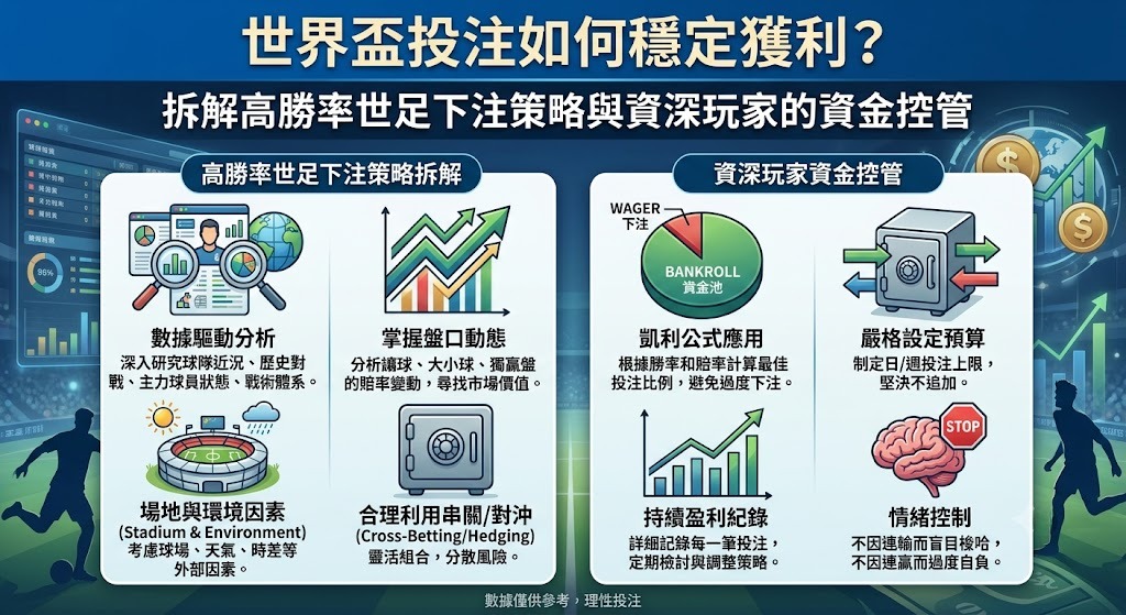 世界盃投注如何穩定獲利?