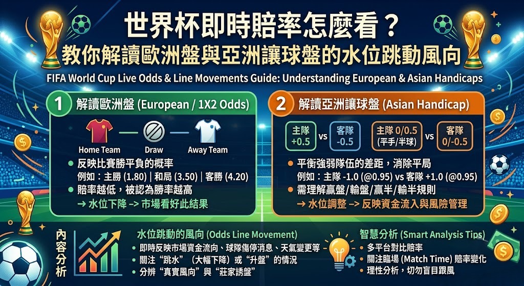 世界杯即時賠率怎麼看？